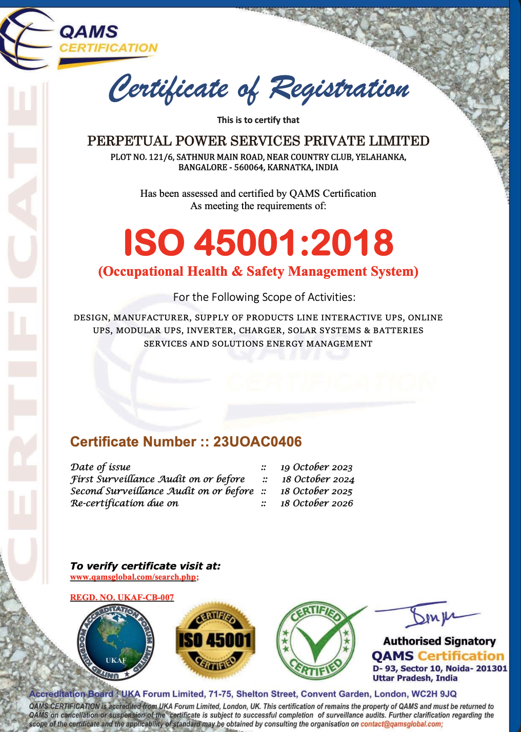ISO 45001:2018